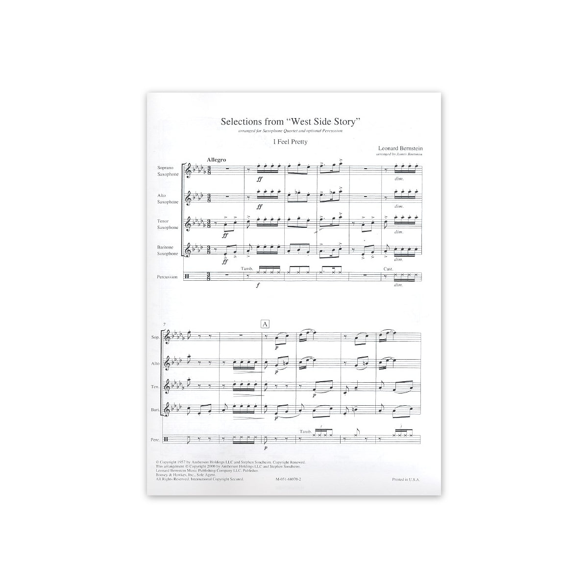 Bernstein, West Side Story