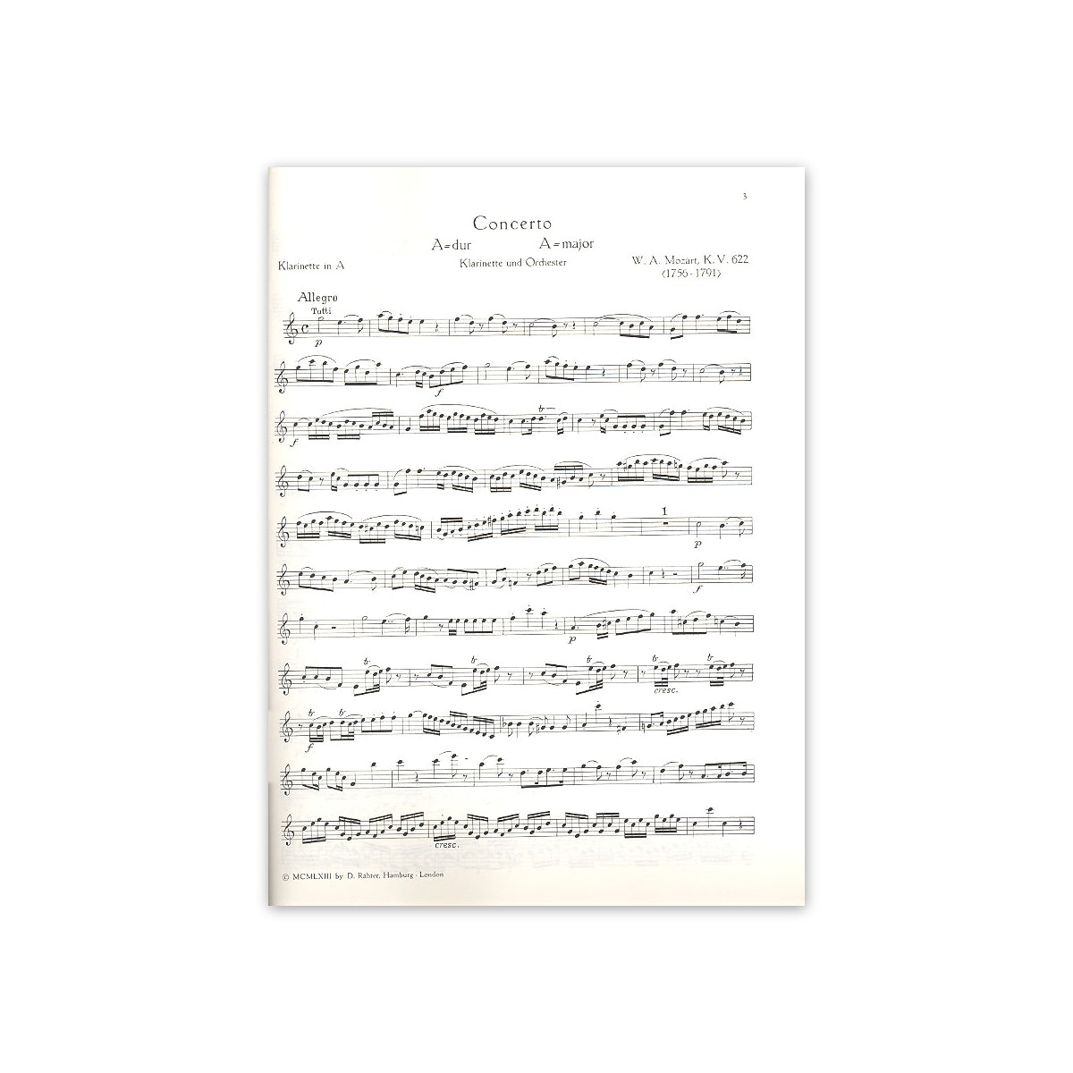 Solobuch für Klarinette 1