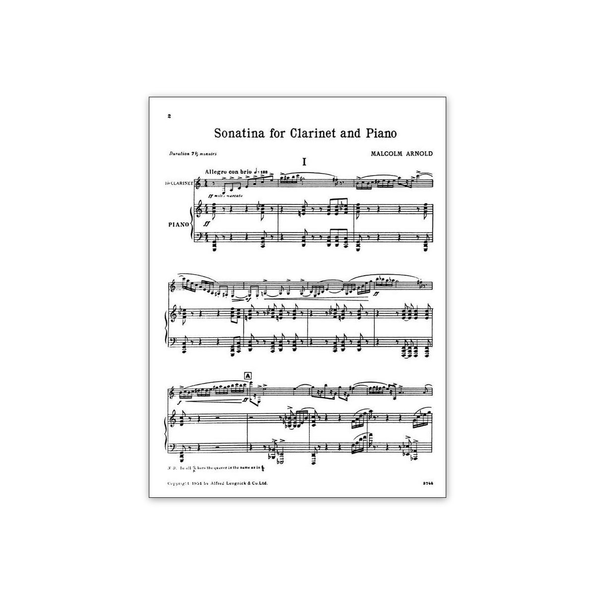 Arnold, Sonatina