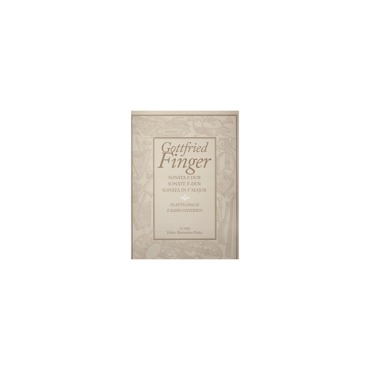 Finger, Sonate F-Dur