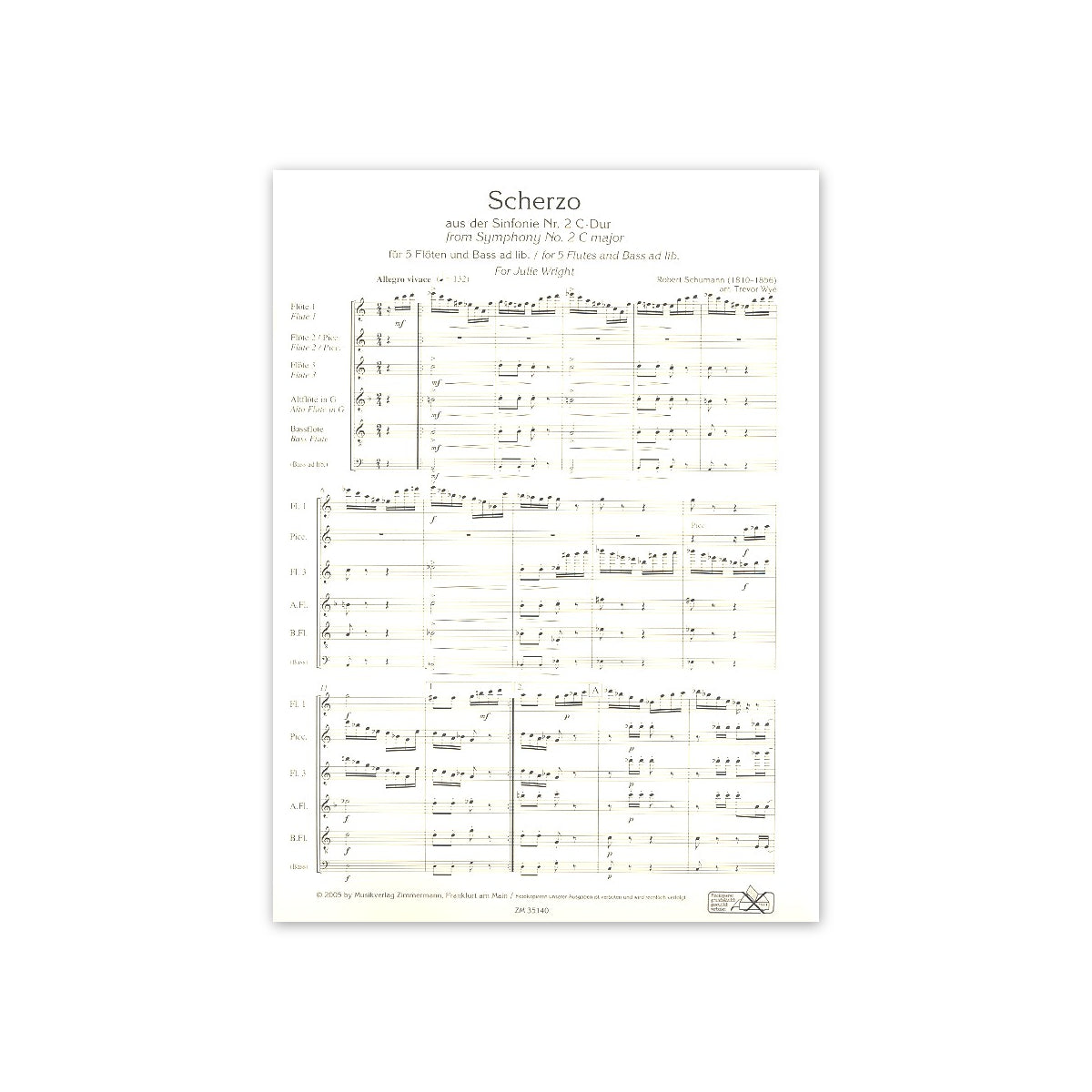 Schumann, Scherzo aus der Sinfonie Nr.2