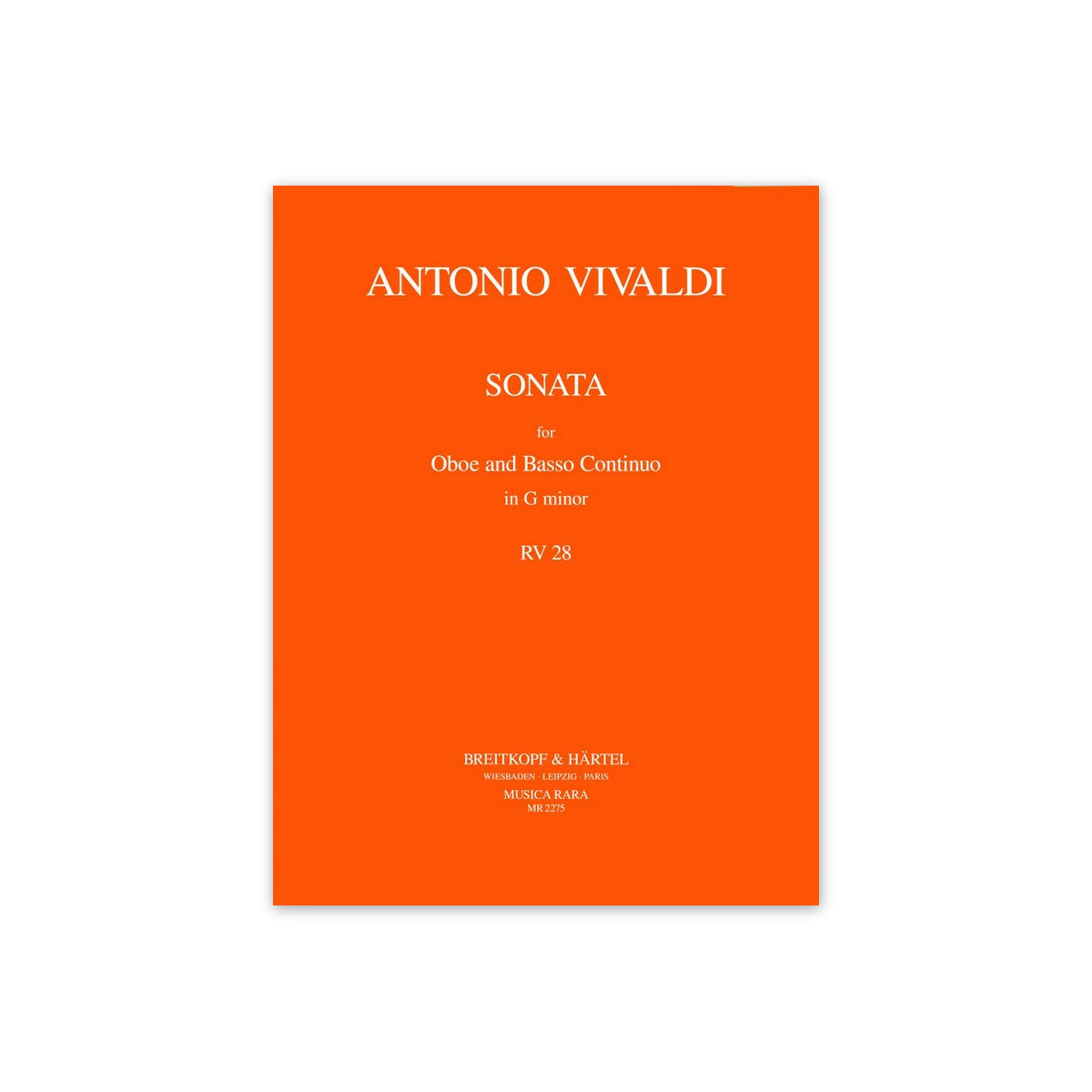 Vivaldi, Sonate g-moll RV 28