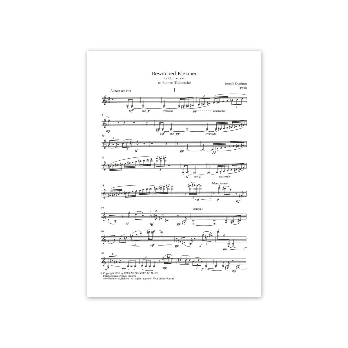 Dorfmann, Bewitched Klezmer