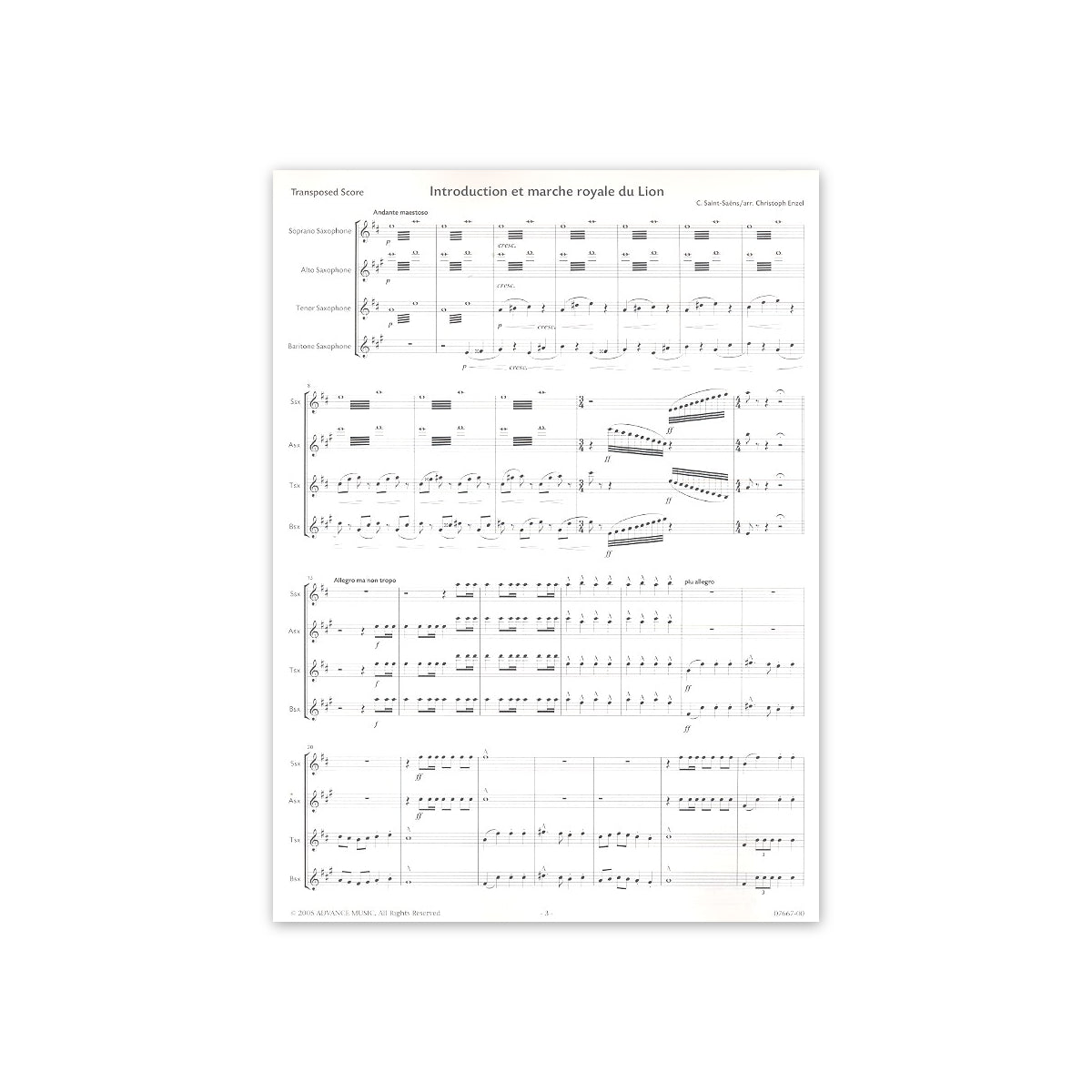 Saint-Saëns, Karneval der Tiere-18709