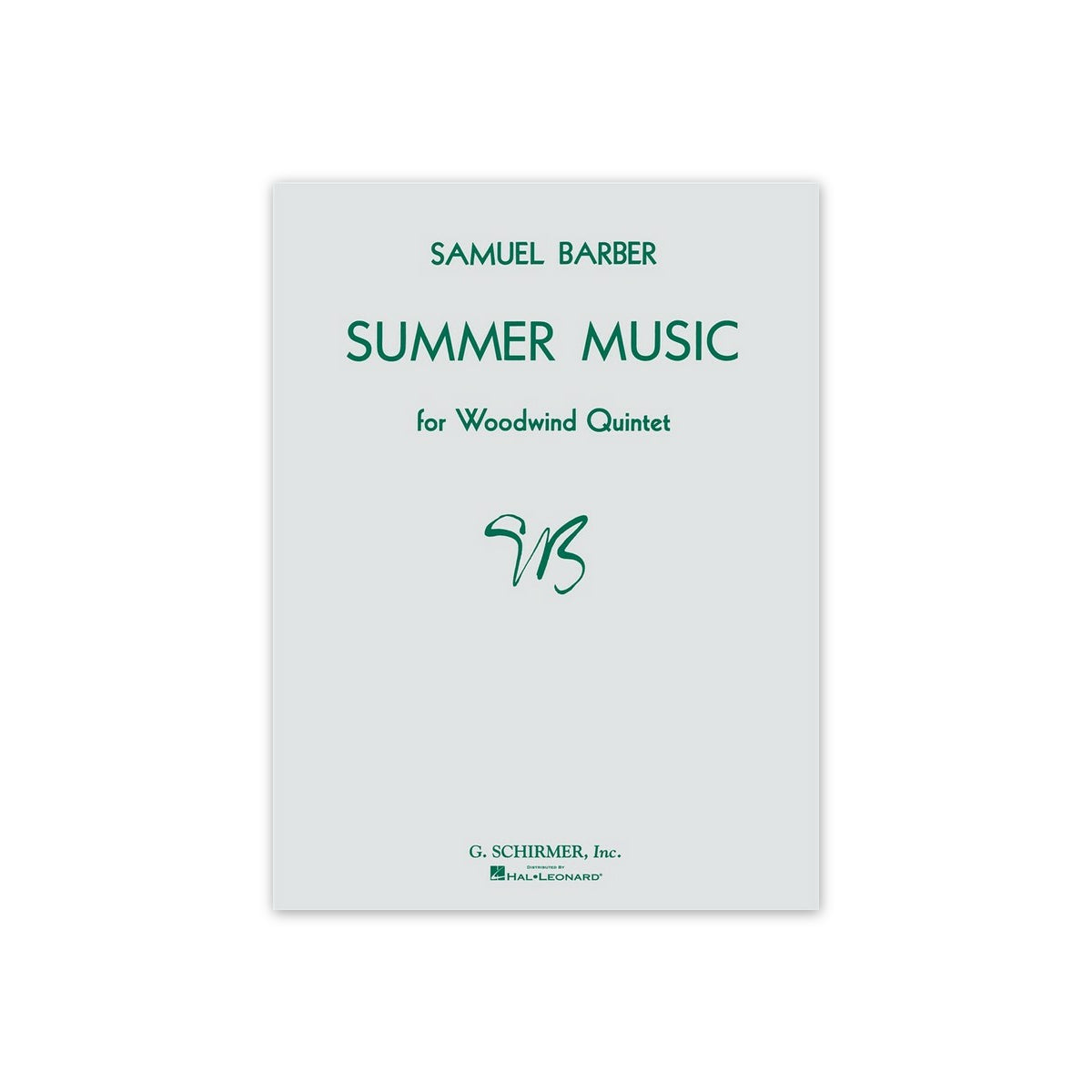 Barber S., Summer Music - Hbl.quintett