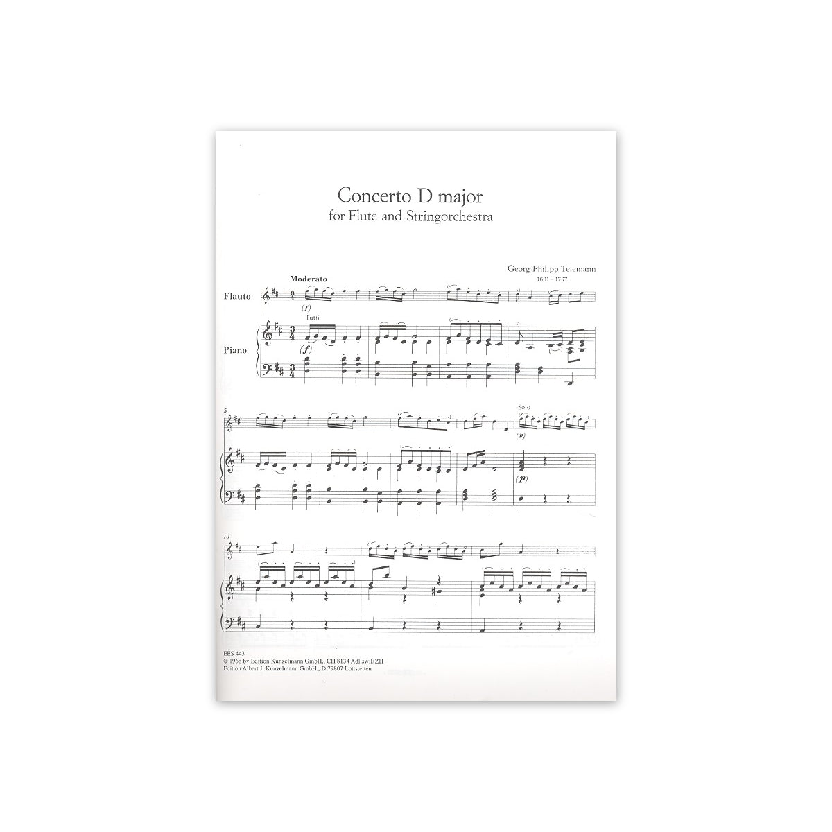 Telemann, Konzert D-Dur