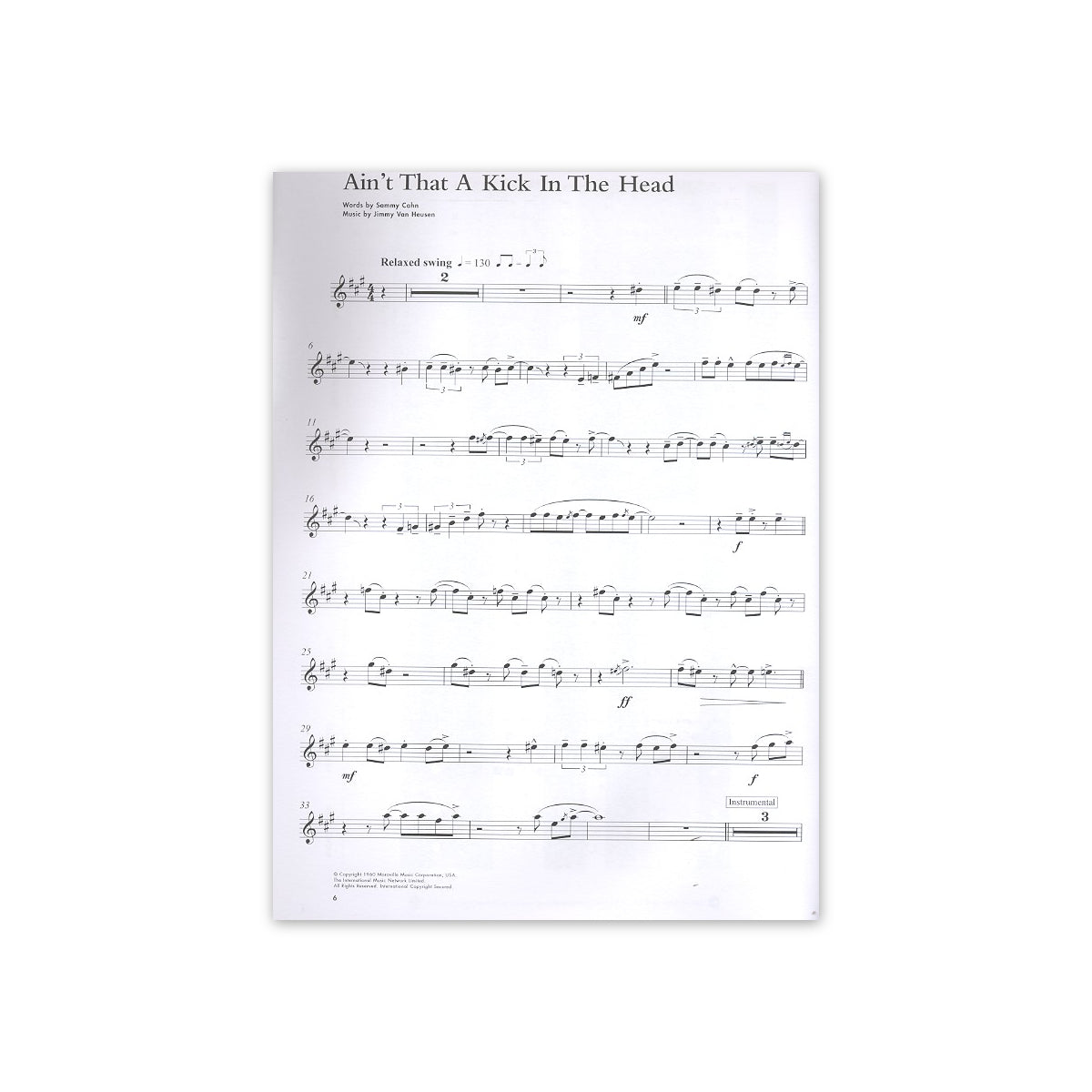 The Rat Pack - Playalong for Alto Saxophone