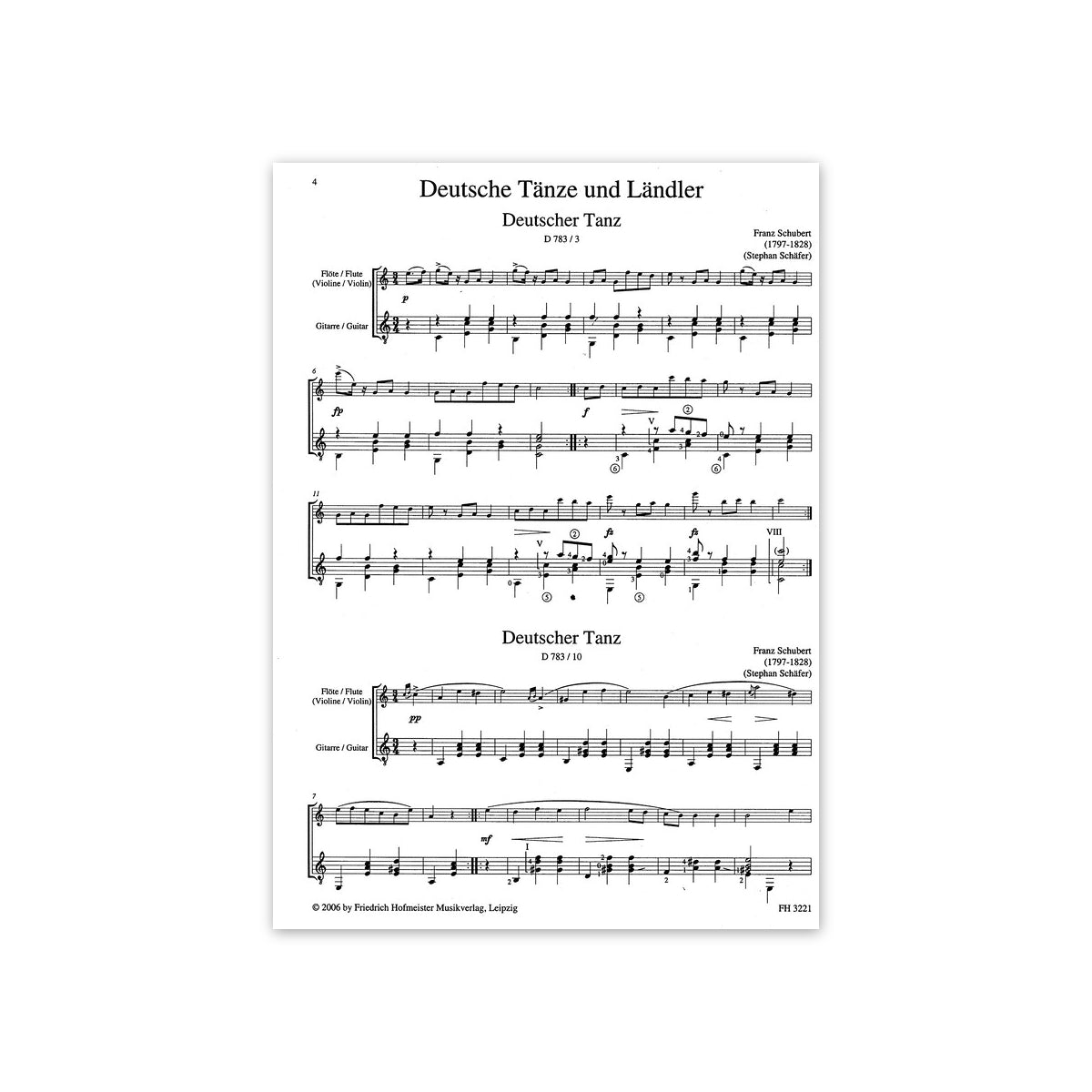 Schubert, Deutsche Tänze und Ländler