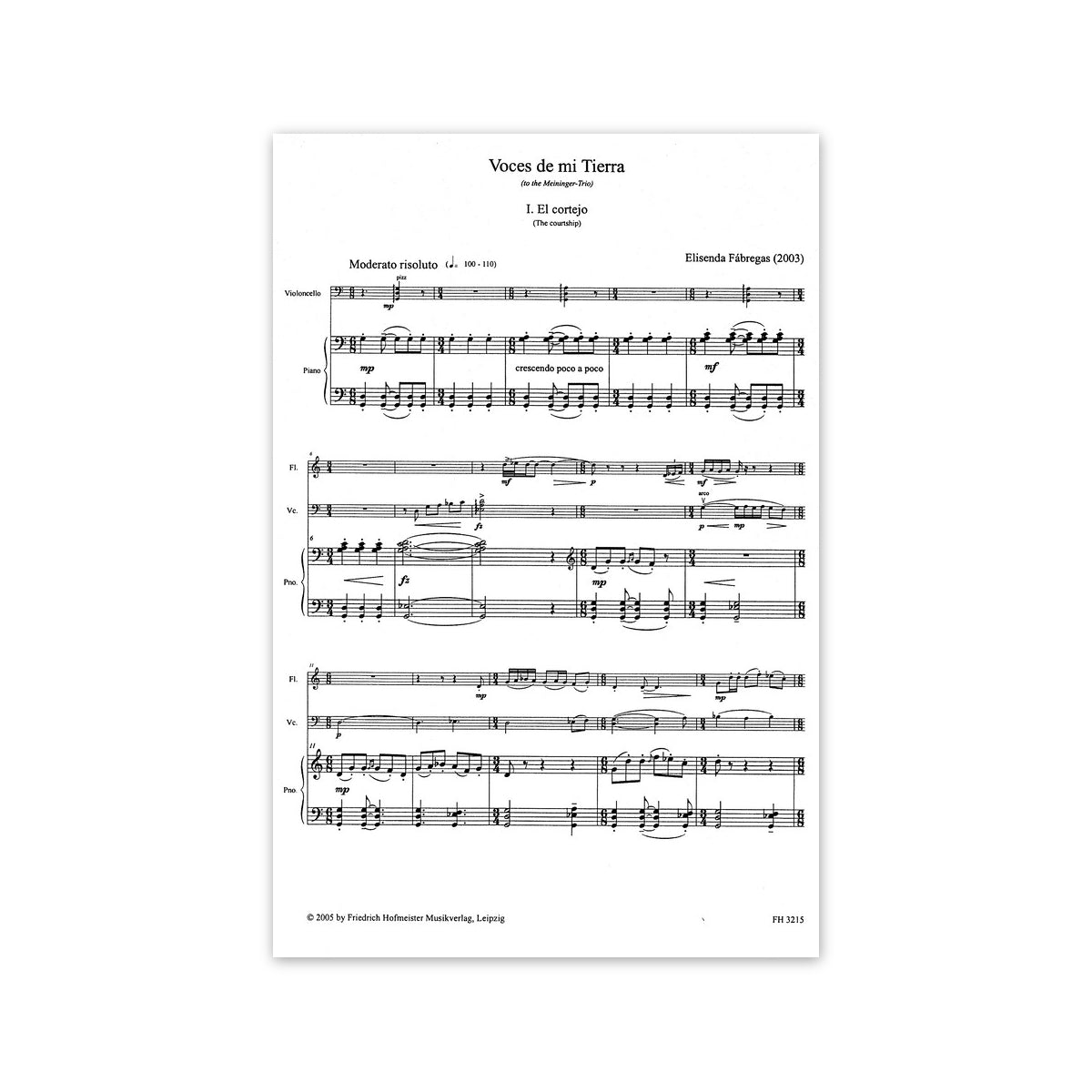 Fabregas, Voces de mi Tierra
