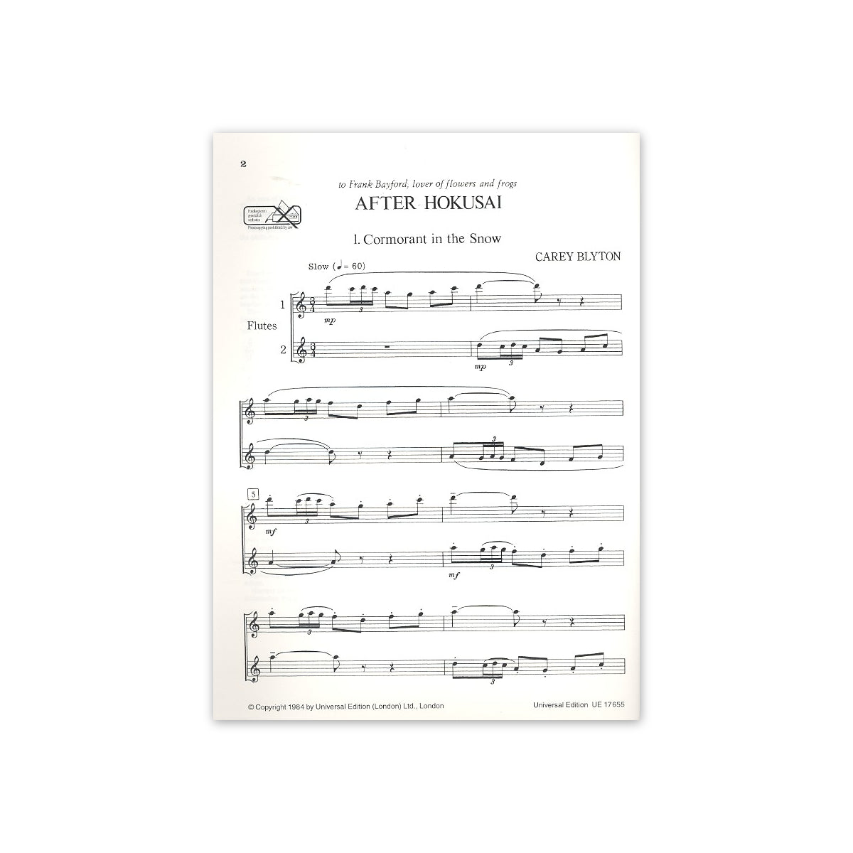 Blyton, After Hokusai op.89