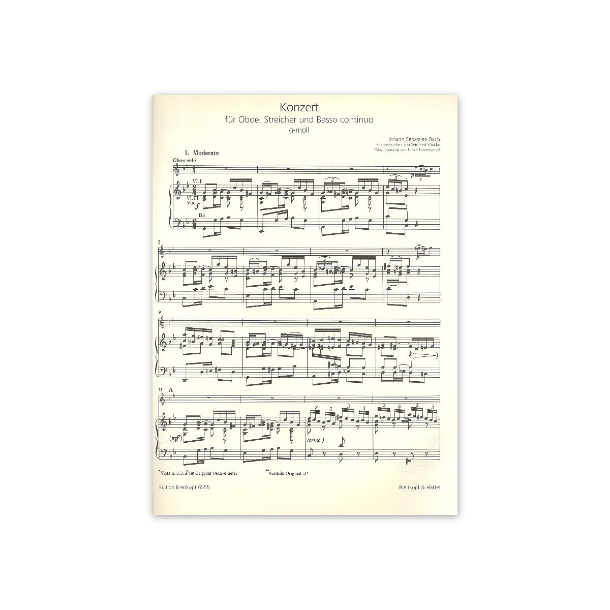 Bach, Konzert g-Moll BWV1056
