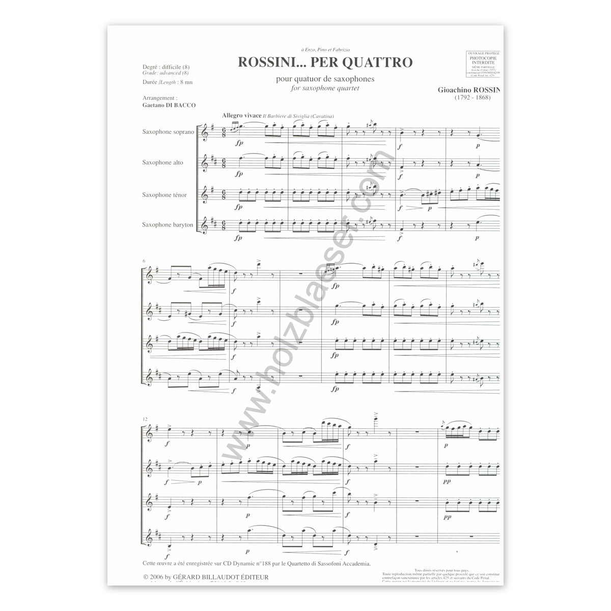 Rossini per quattro
