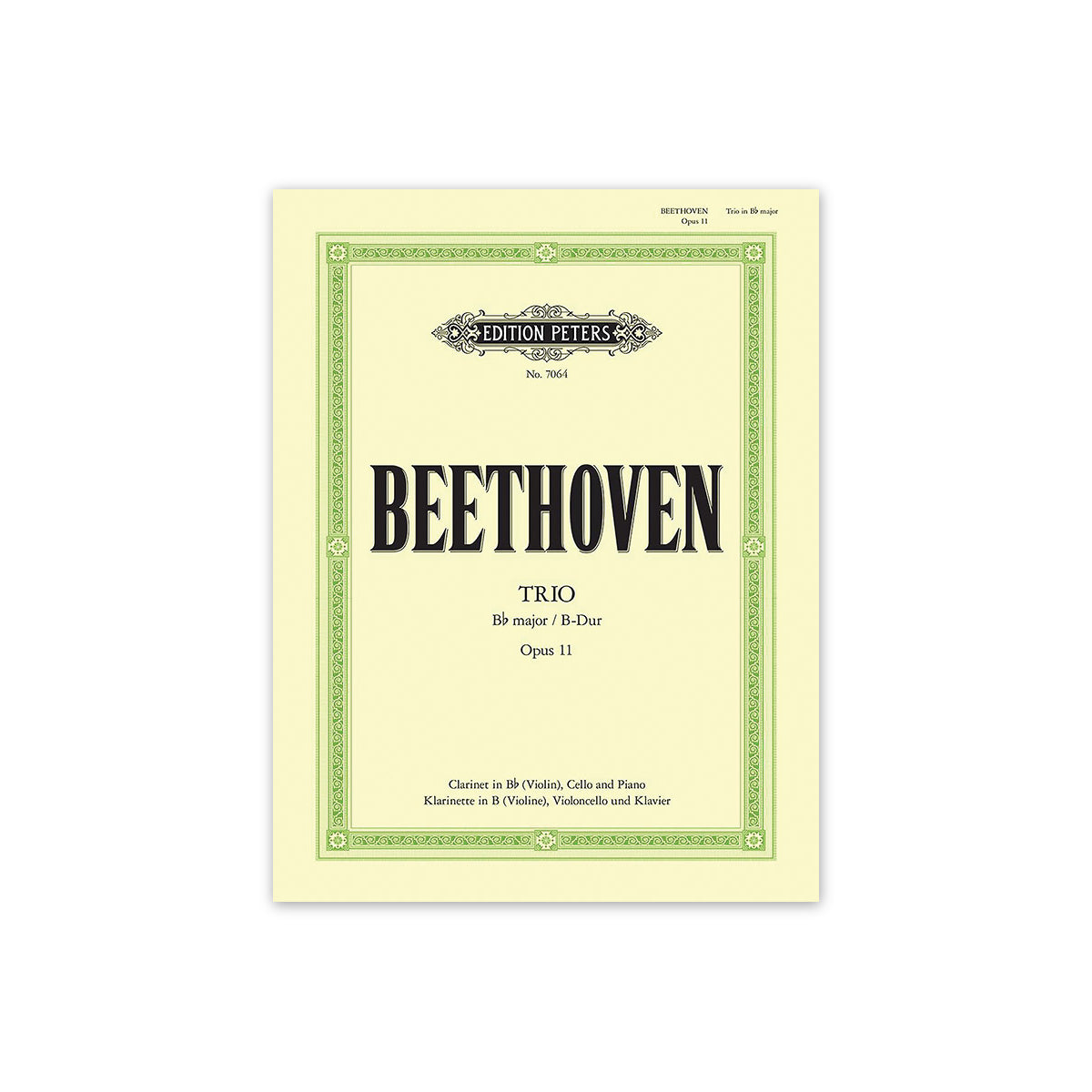 Beethoven, Gassenhauer-Trio B-Dur op. 11