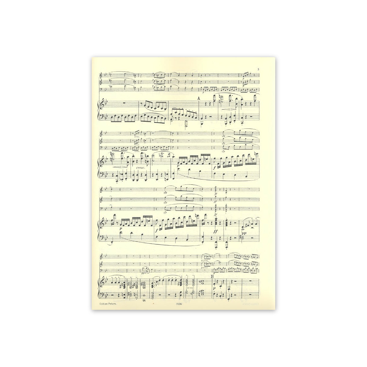 Beethoven, Gassenhauer-Trio B-Dur op. 11