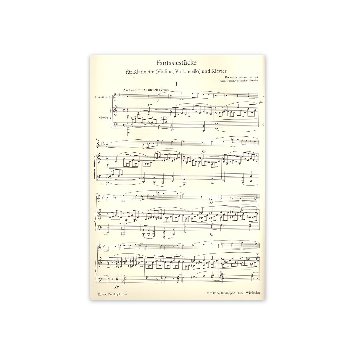 Schumann, Fantasiestücke