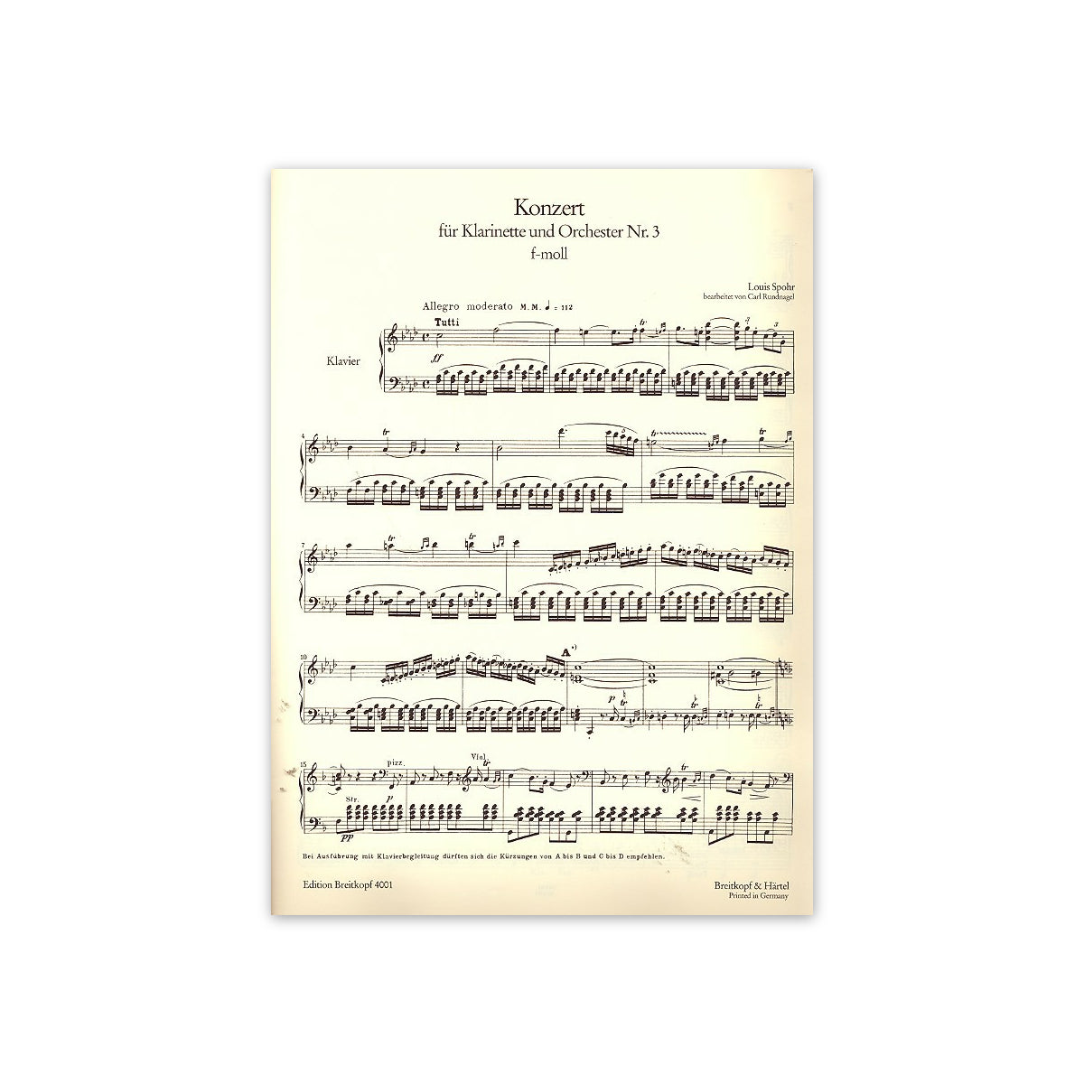 Spohr, Konzert Nr.3 f-Moll