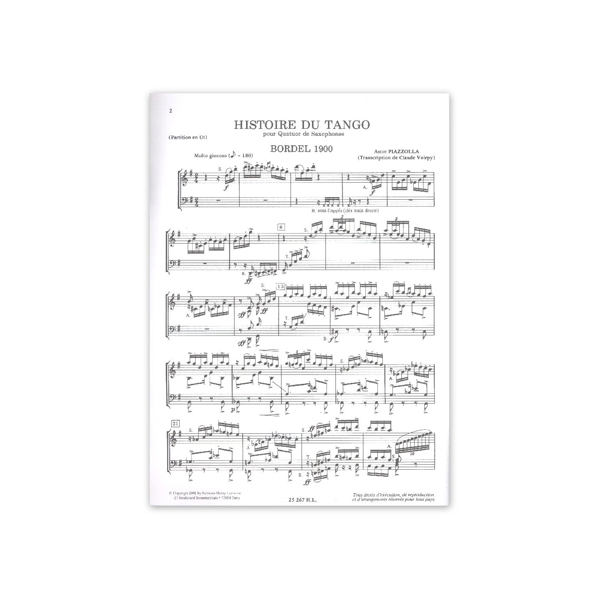 Piazzolla, Histoire du tango-20579