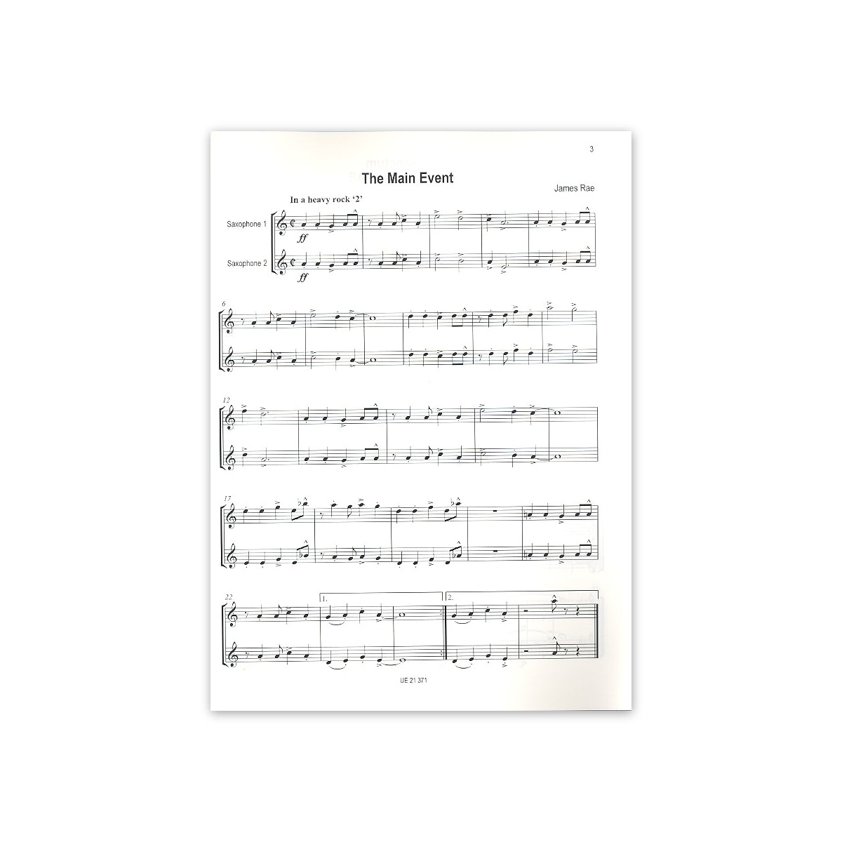 Rae, Easy Blue saxophone duets