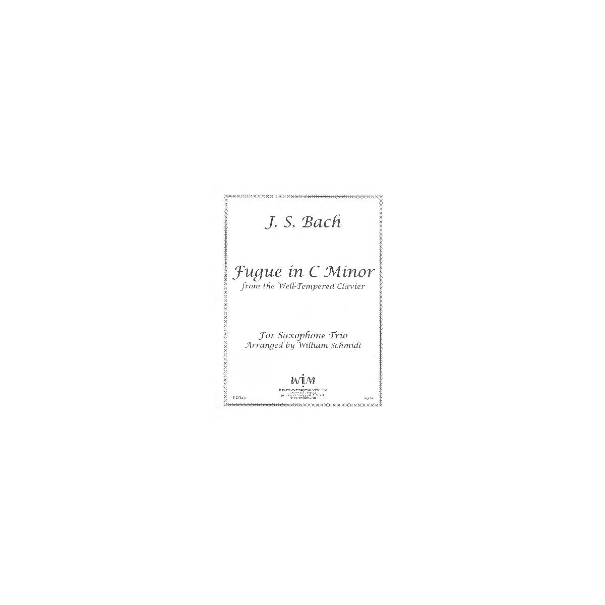 Bach, Fuge in c-Moll