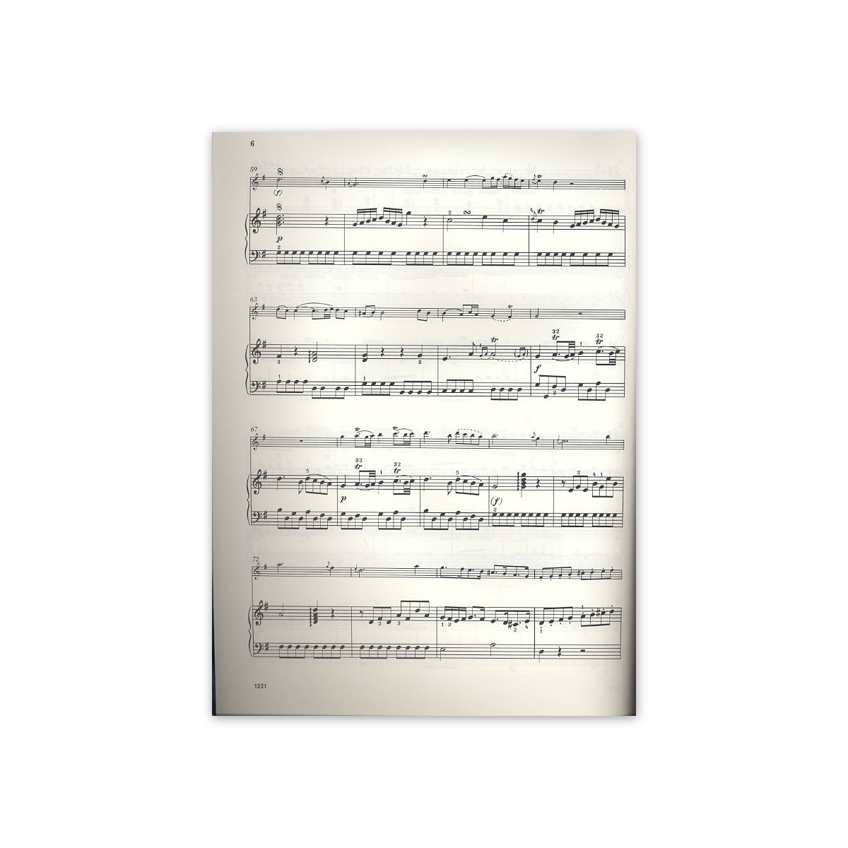 Tromlitz, Sonate G-Dur