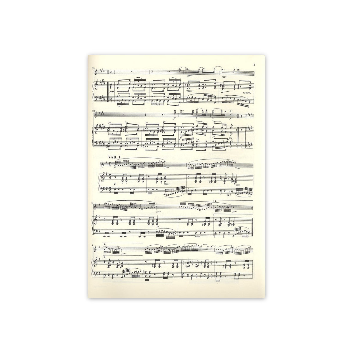 Schubert, Trockne Blumen
