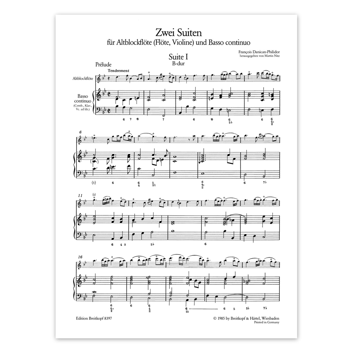 Danican-Philidor, Zwei Suiten