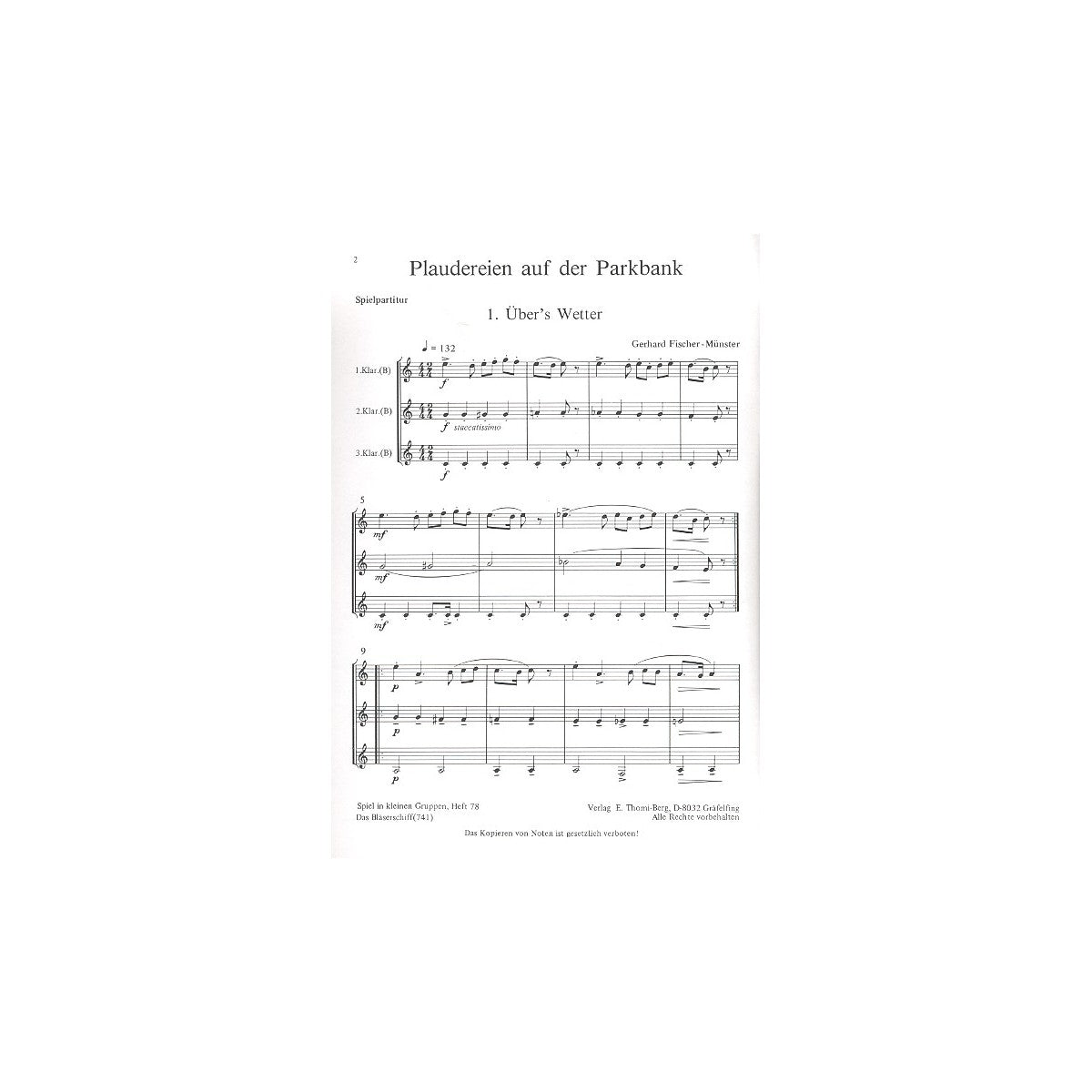 Fischer-Münster, Plaudereien auf der Parkbank View 2