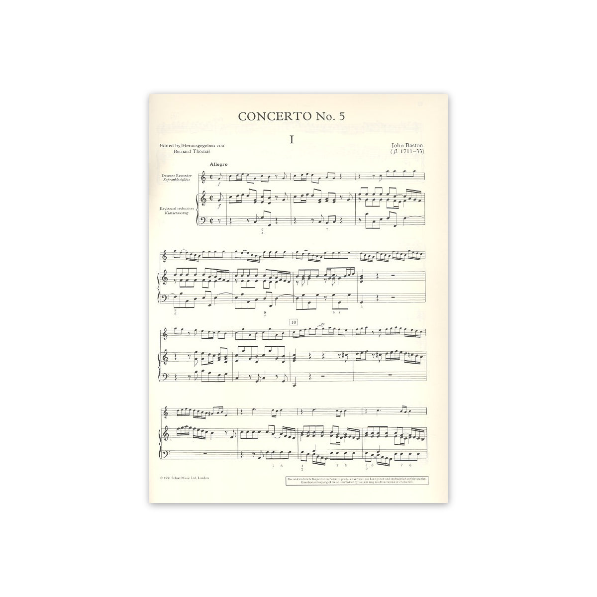Baston, Konzert Nr.5