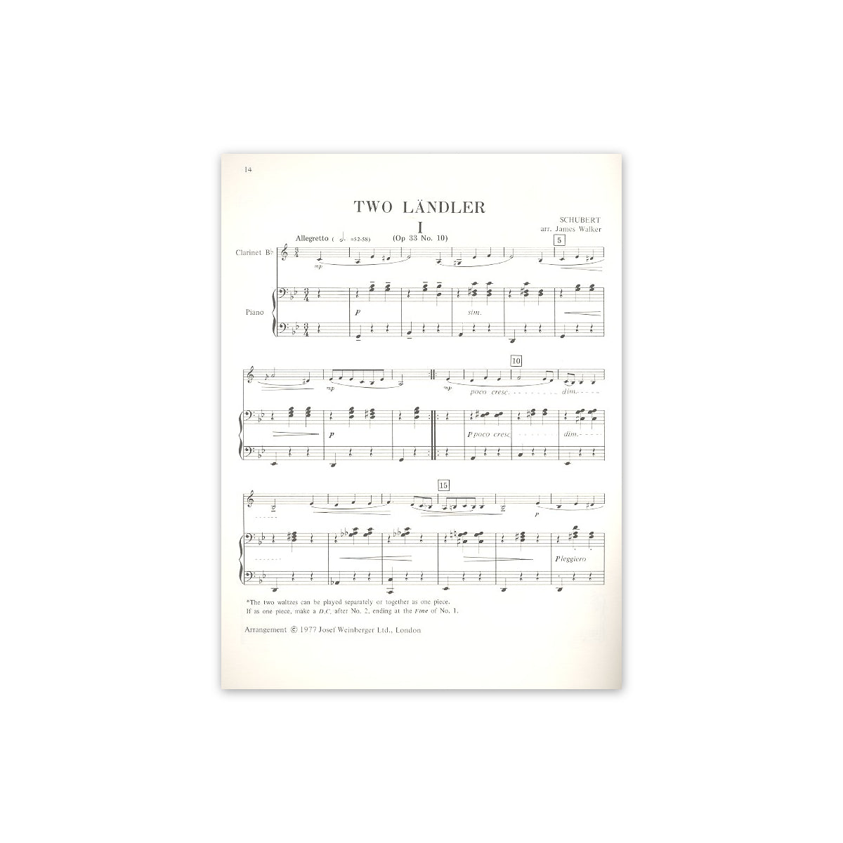 Brymer, Klarinetten Serie 1