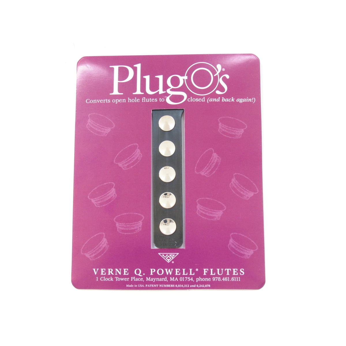 STÖPSEL RINGKLAPPEN FLÖTE POWELL PLUGS