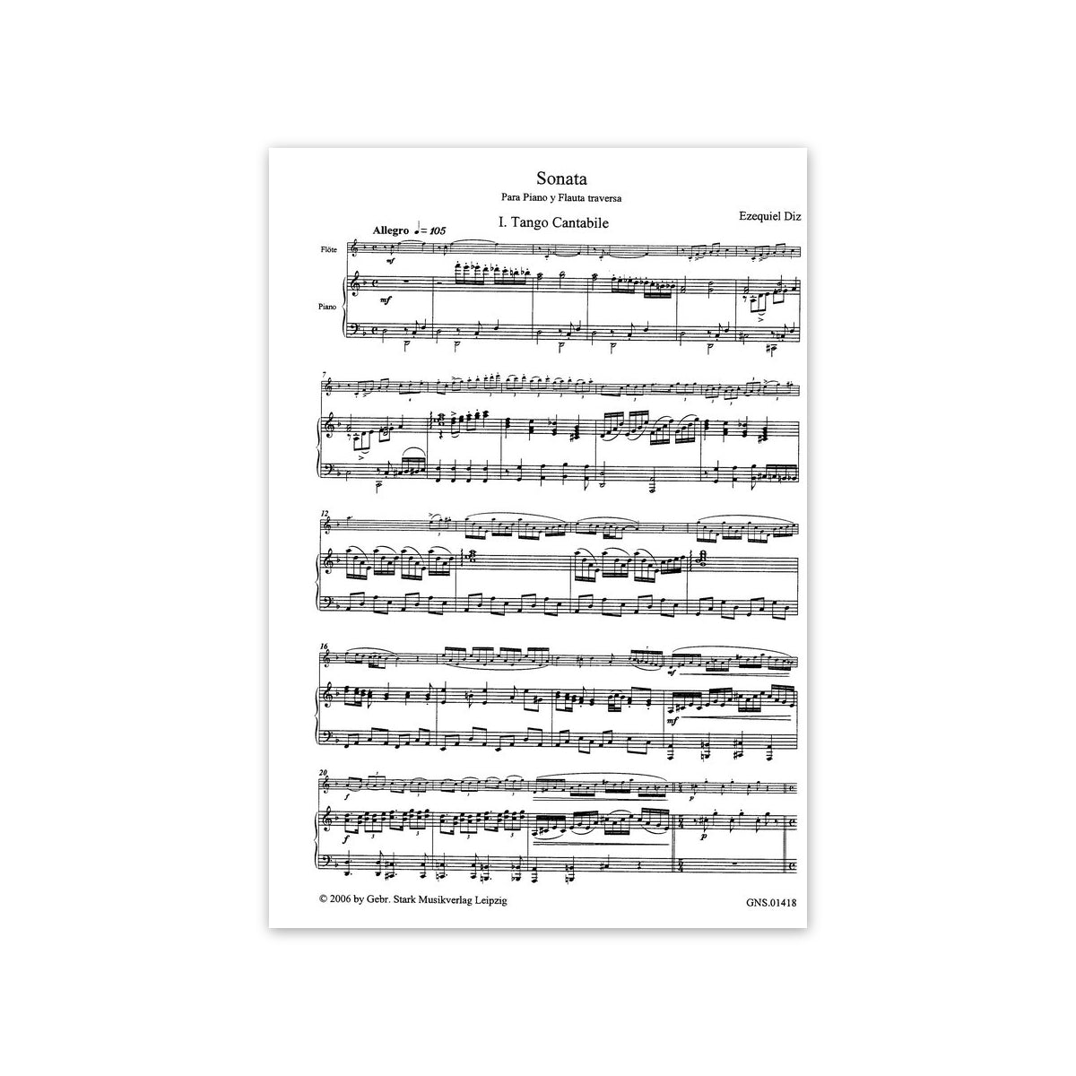 Diz, Sonata