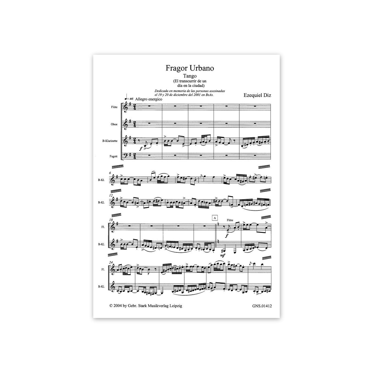 Diz, Fragor Urbano - Tango