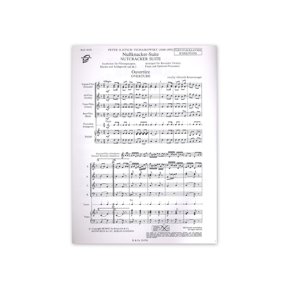 Rosenstengel, Nussknackersuite
