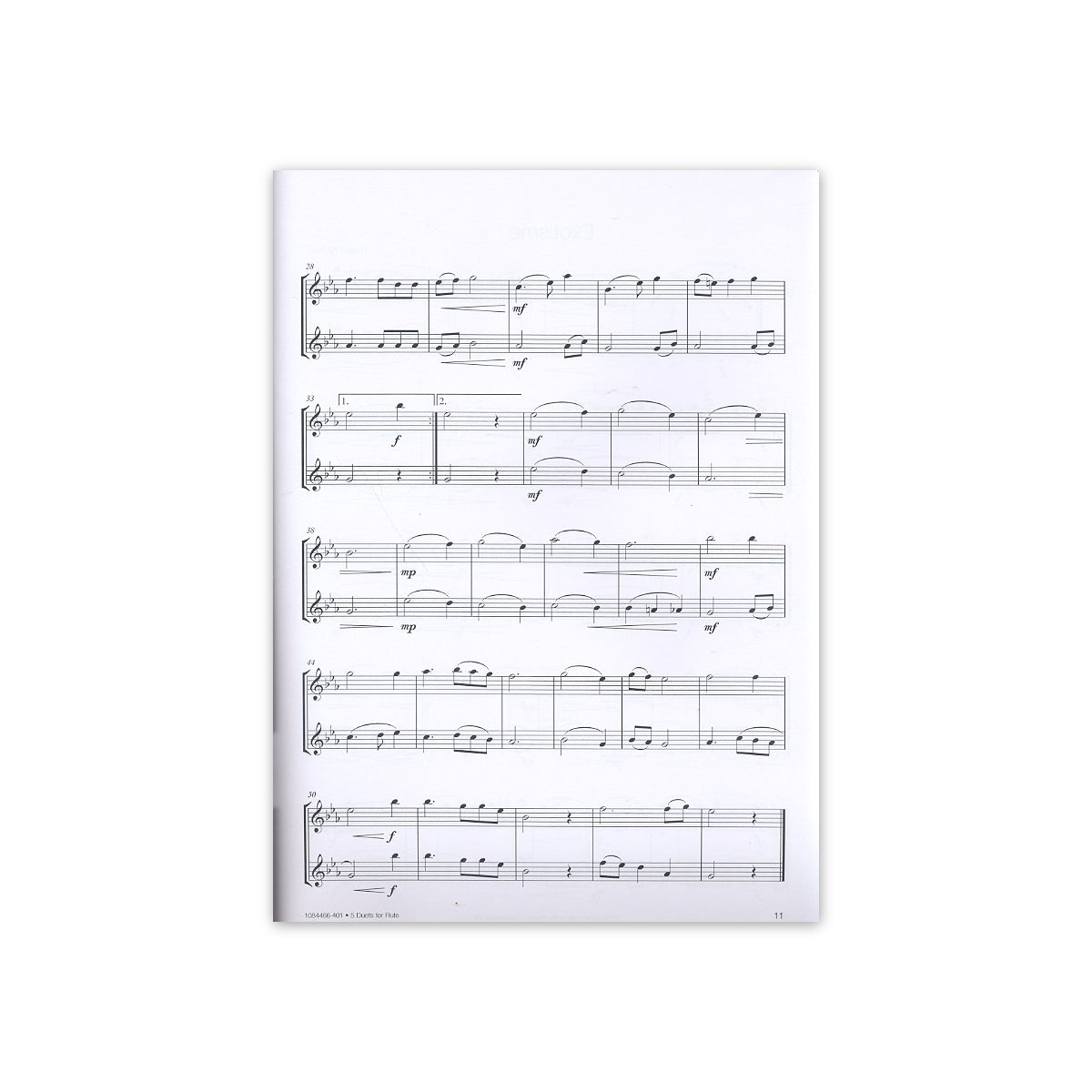 5 Duets for flute Vol.1