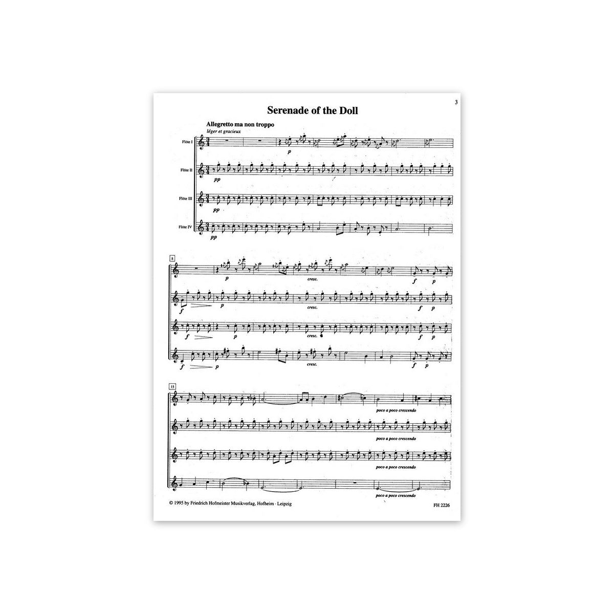 Debussy, Drei Stücke aus "Children's Corner"