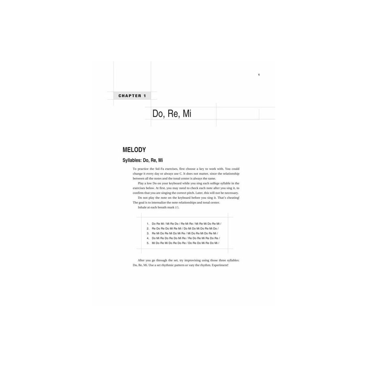 Schachnik, Beginning Ear Training
