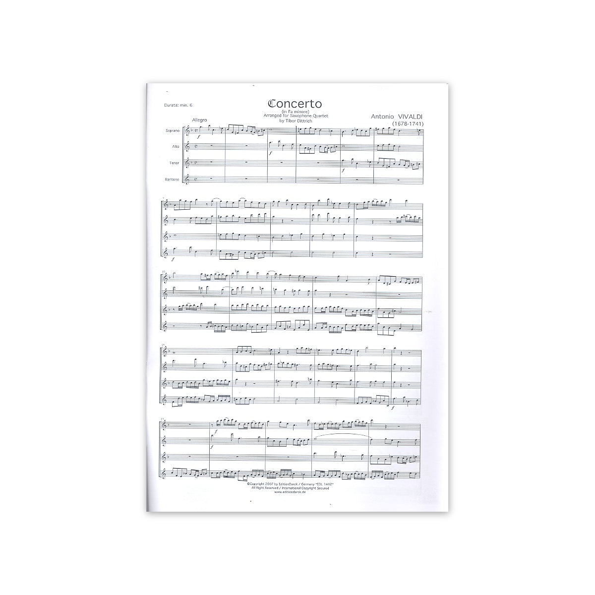Vivaldi, Konzert F-Dur