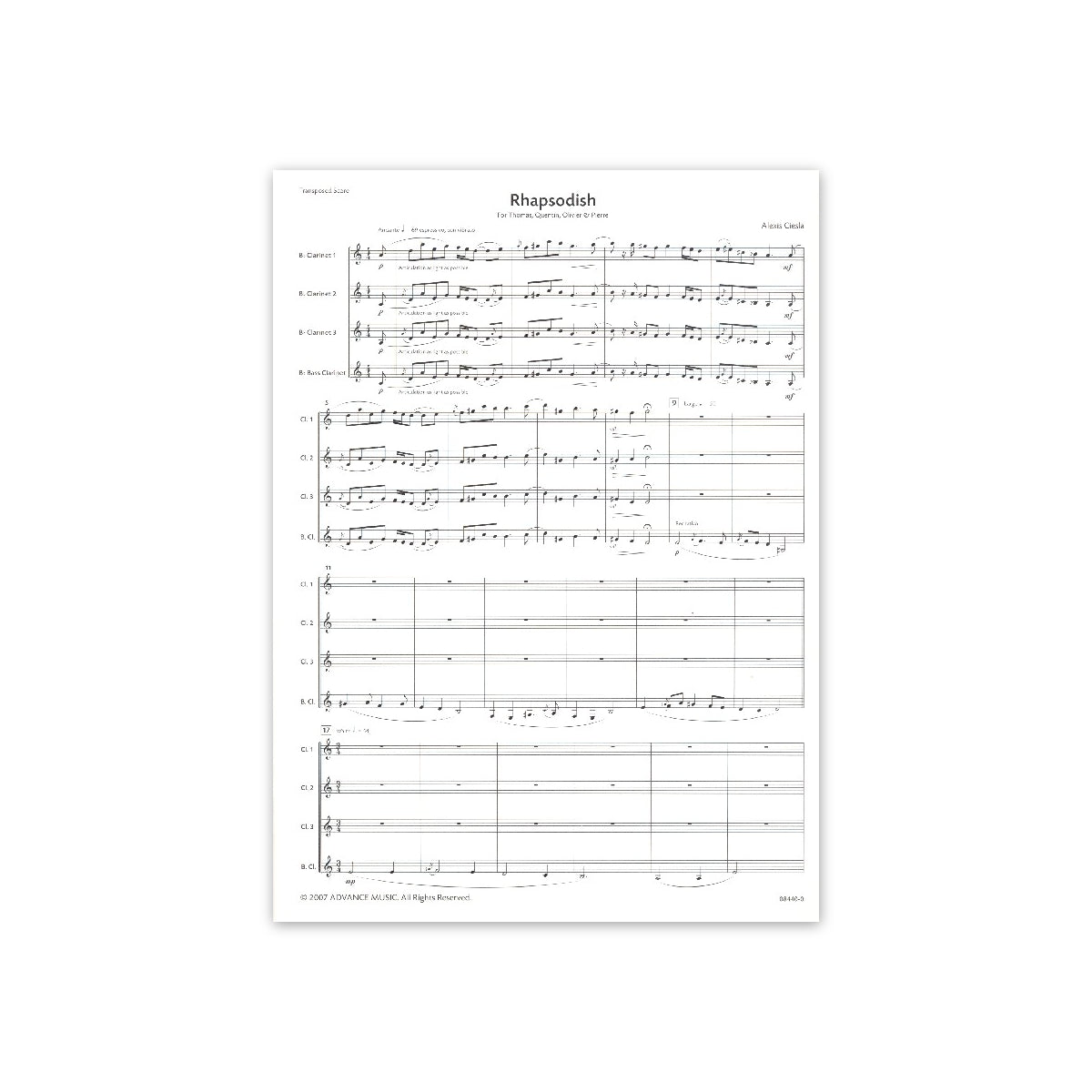 Ciesla, Rhapsodish