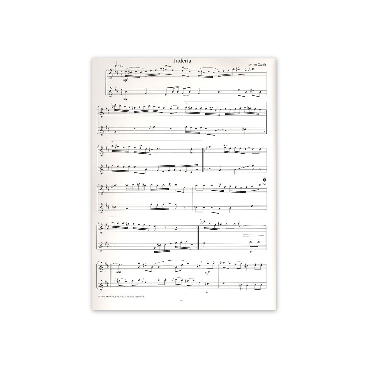 Curtis, Ten Klezmer Duos 2