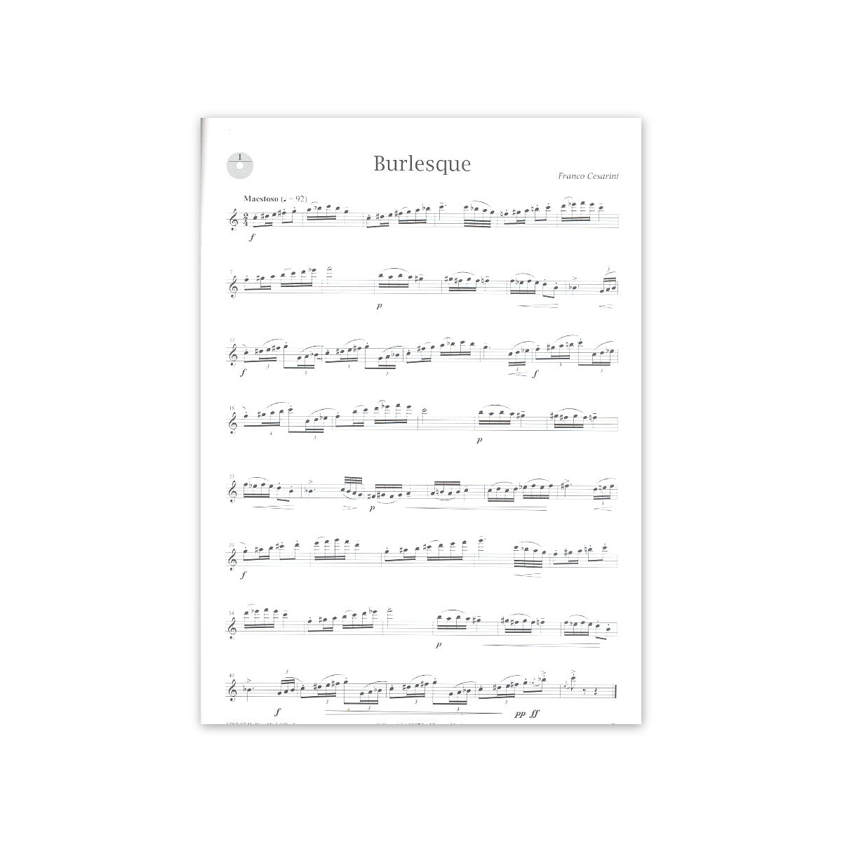 Cesarini, New modal studies op.37