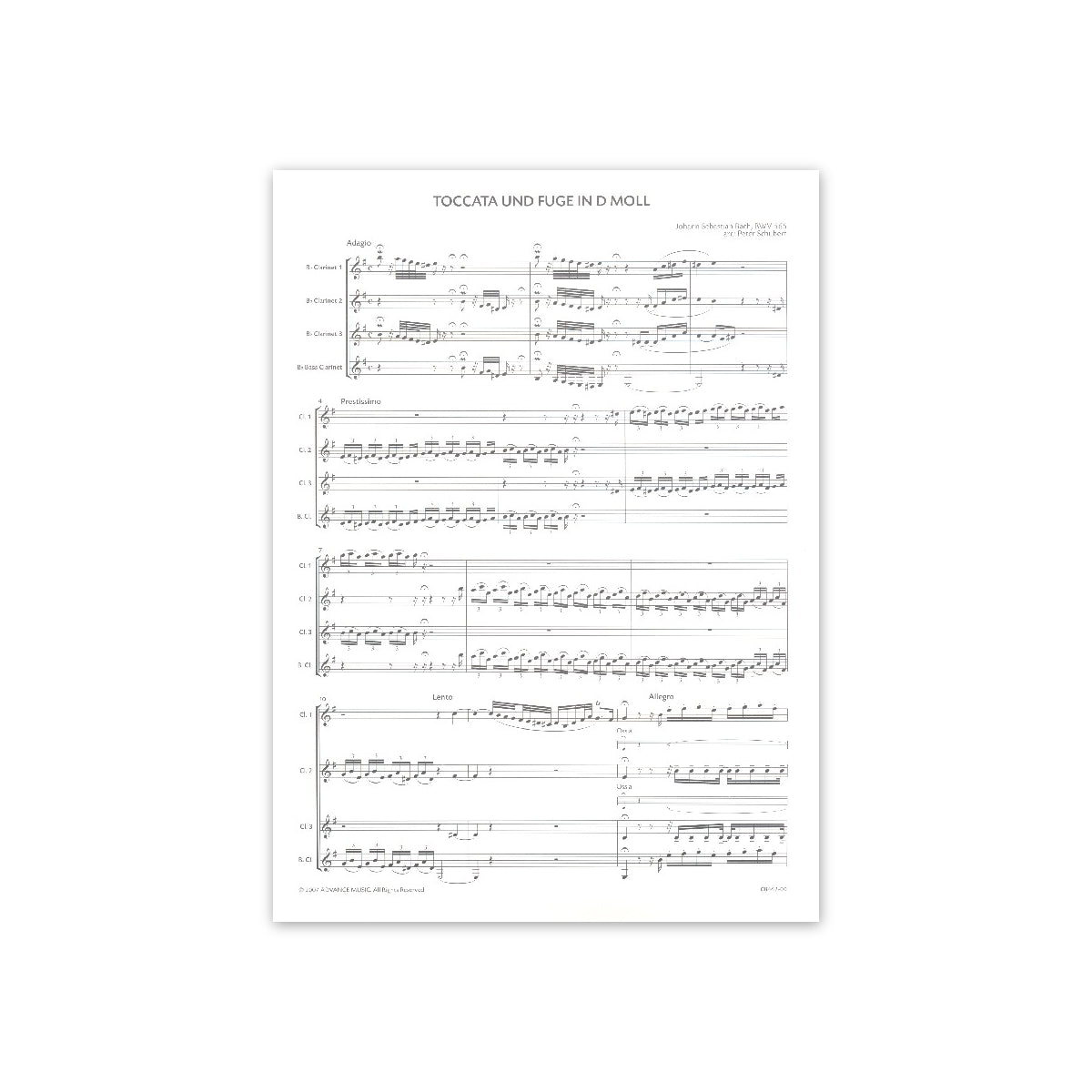 Bach, Toccata und Fuge d-Moll, BWV 565