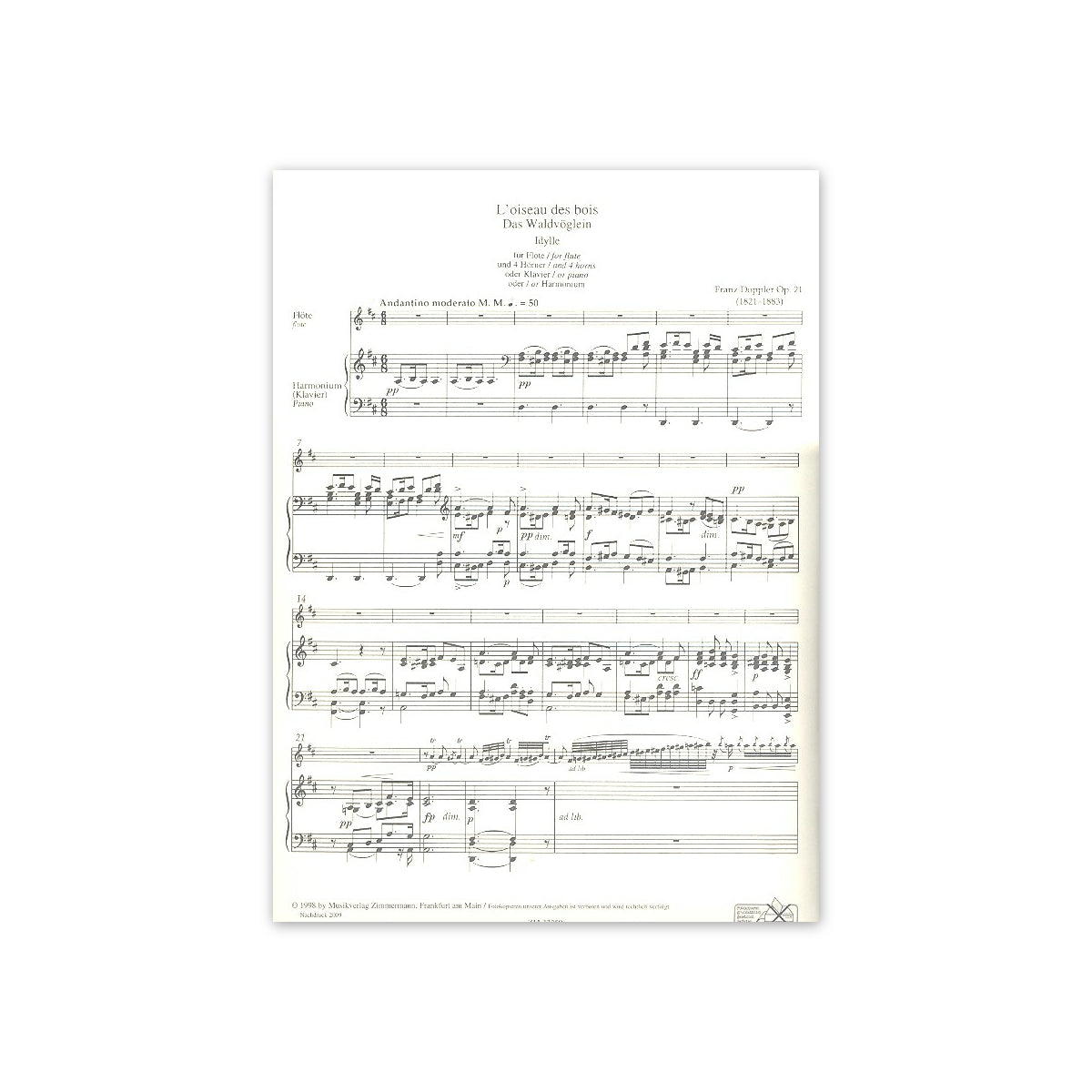 Doppler, L'oiseau de bois op.21
