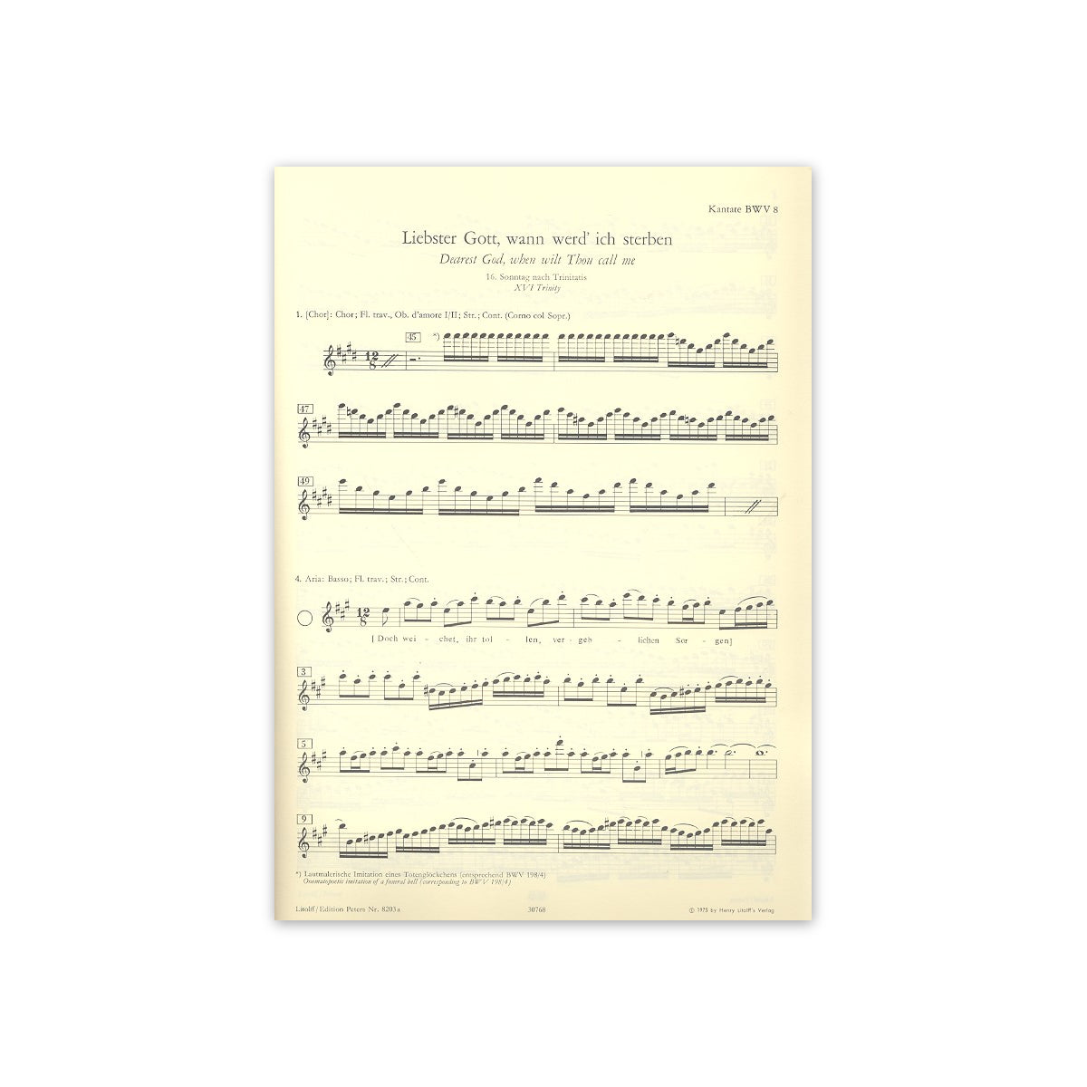 Bach, Flötenrepertoire 1