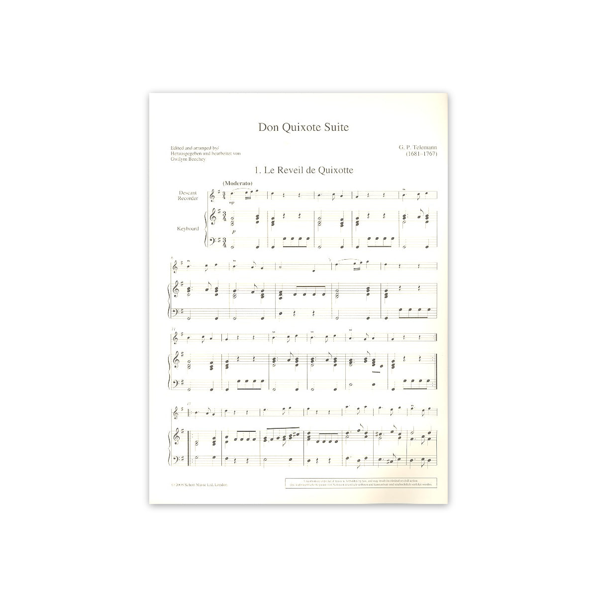 Telemann, Don Quixote Suite