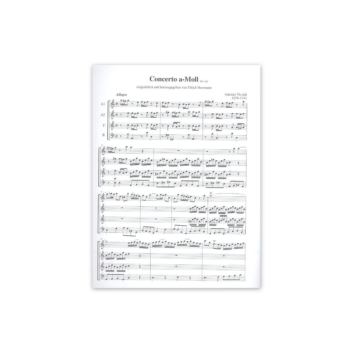 Vivaldi, Concerto a-Moll