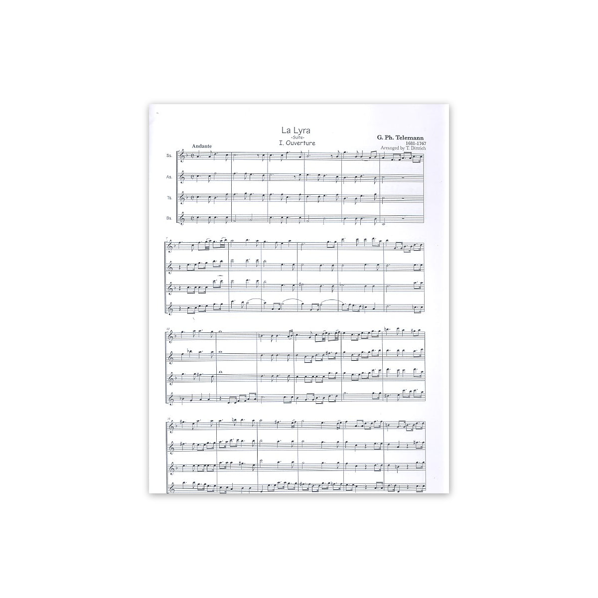Telemann, La Lyra