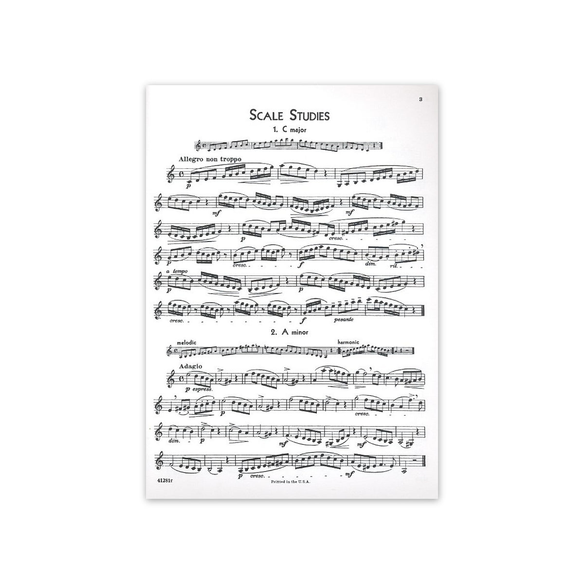 Demnitz, Fundamental scale & chord studies