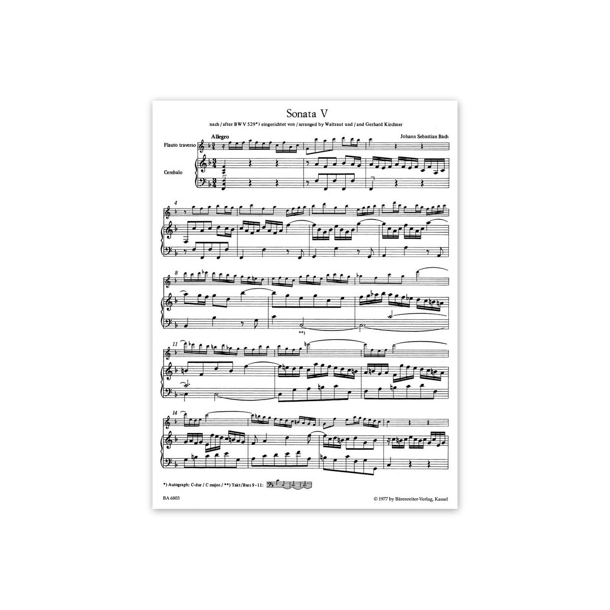 Bach, 6 Sonaten Bd.3