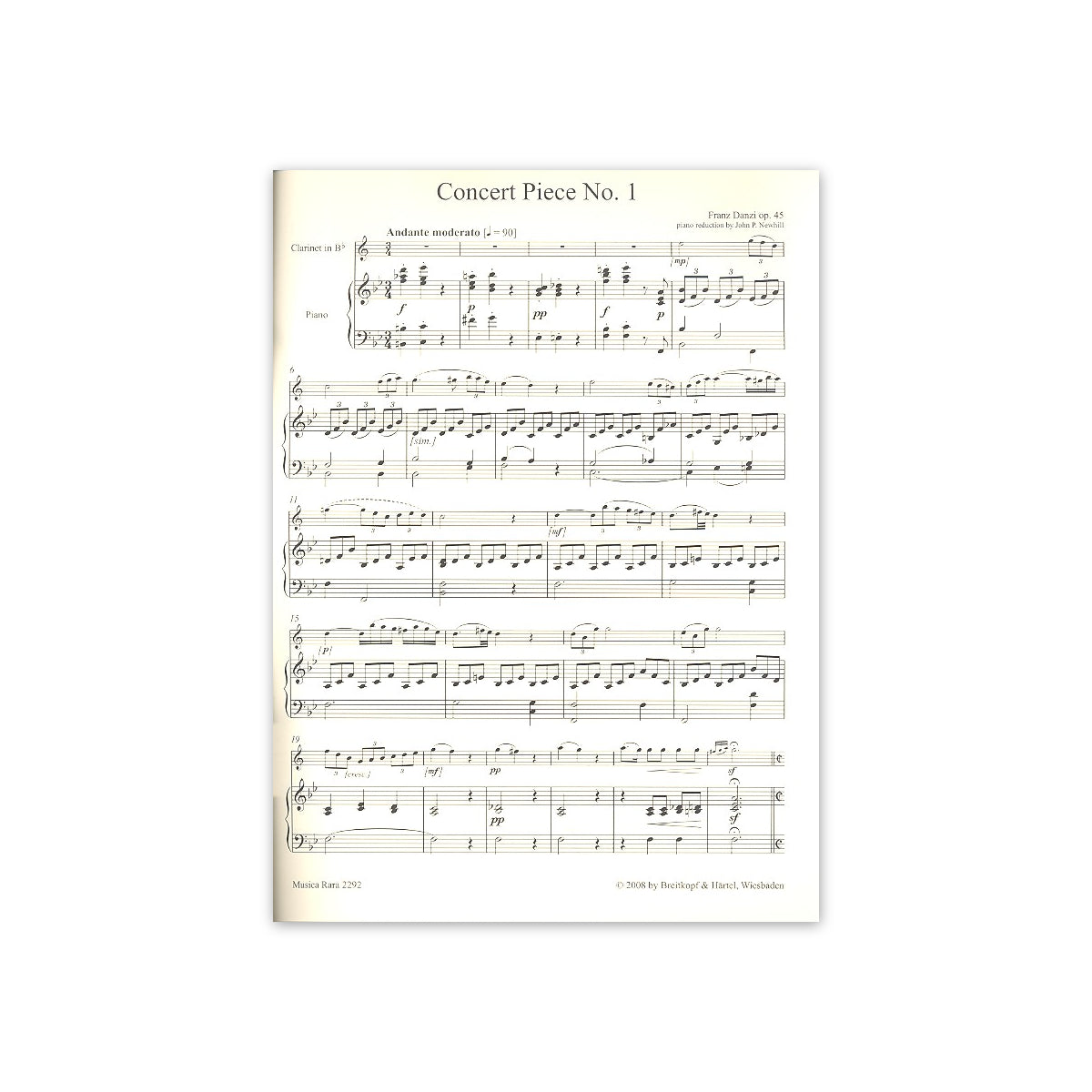 Danzi, Konzertstück Nr.1 op.45