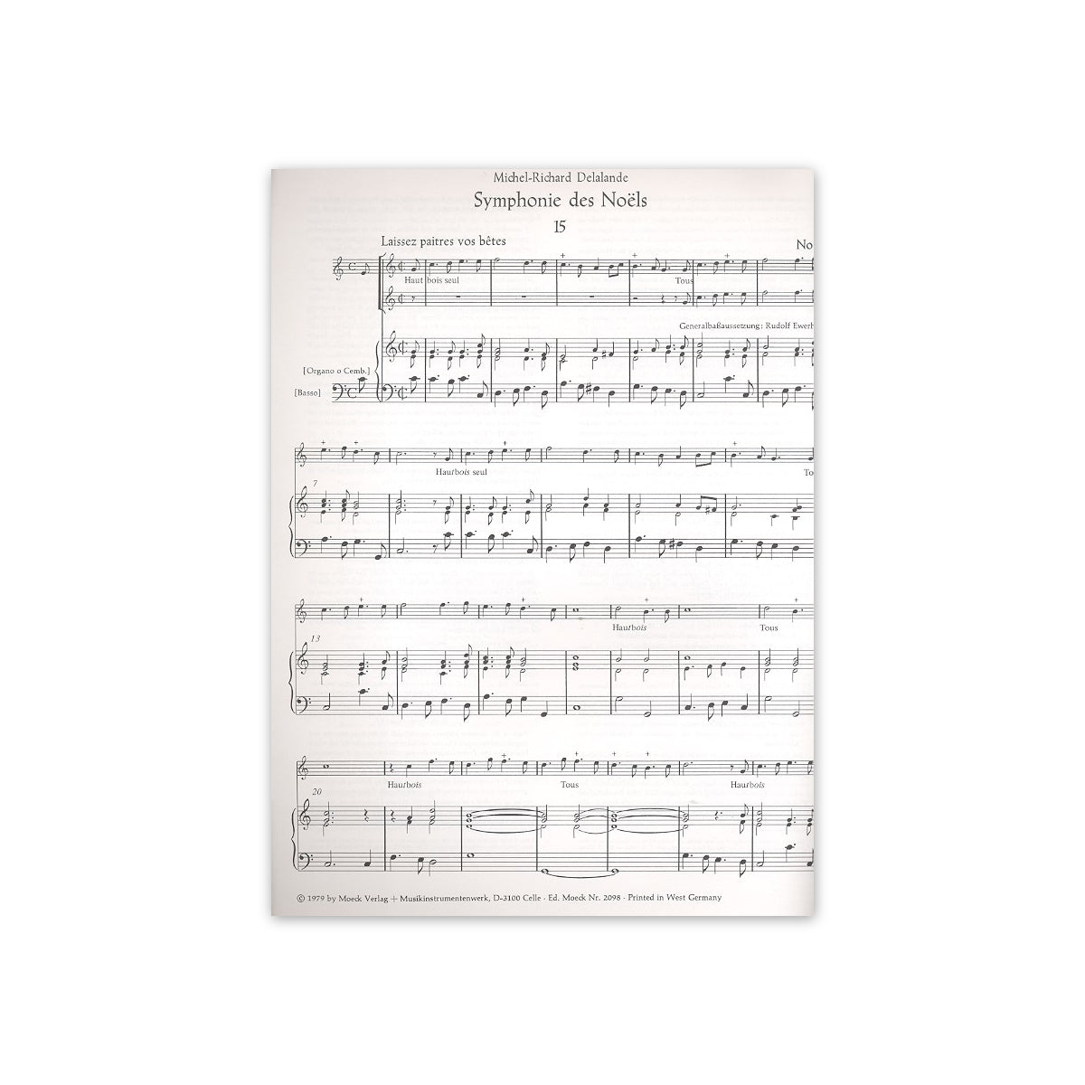 Delalande, Symphonie des Noëls Band 2